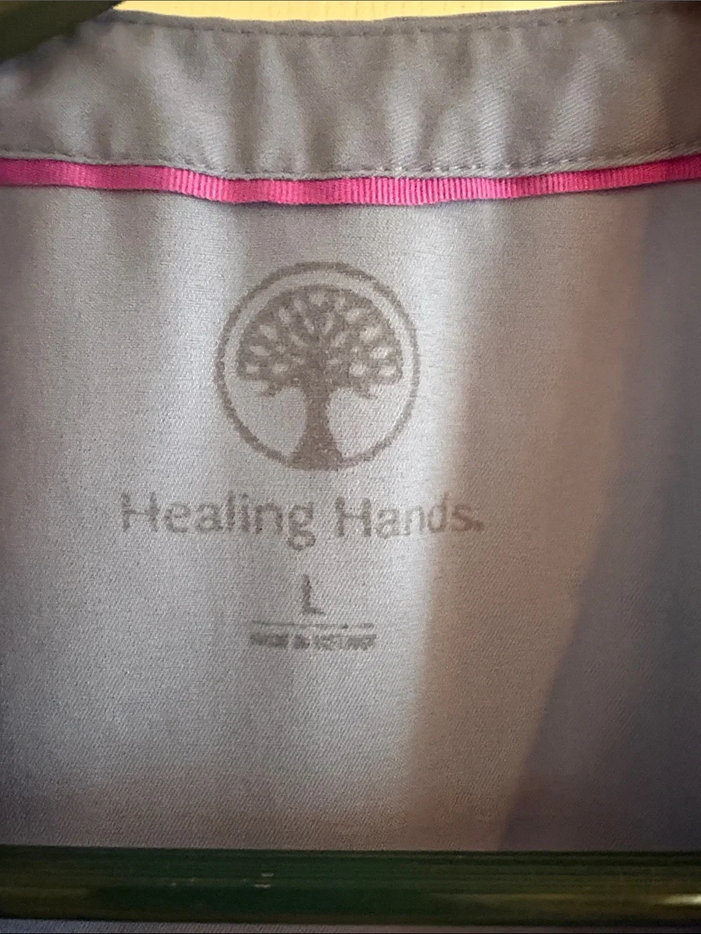 Healing Hands Ceil Blue V-Neck Medical Scrub Top